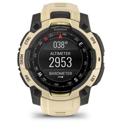 Smartwatch GARMIN Instinct 3 45mm Amoled Beżowo-czarny