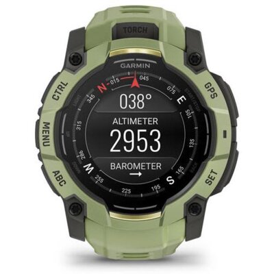Smartwatch GARMIN Instinct 3 50mm Amoled Zielono-czarny
