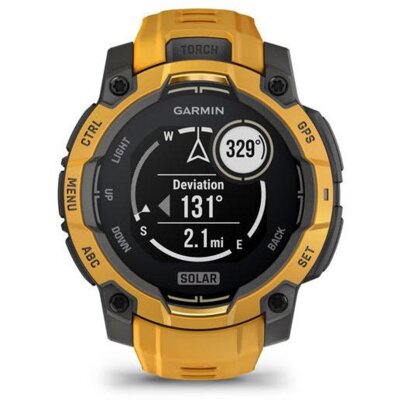 Smartwatch GARMIN Instinct 3 45mm Solar Pomarańczowo-szary