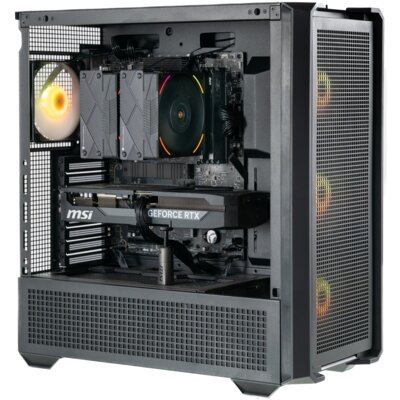 Komputer MAD DOG COUGAR-MX600-A03WR32WH R7-7800X3D 32GB RAM 2TB SSD GeForce RTX5070Ti DLSS 4 Wi-Fi Windows 11 Home