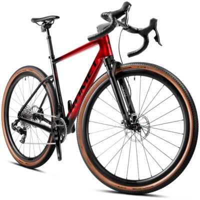 Rower gravel ROMET NYK 3.0 SRAM 28560364-A U22 28 cali męski Czerwono-czarny
