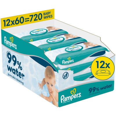Chusteczki nawilżane PAMPERS Aqua (720 szt.)