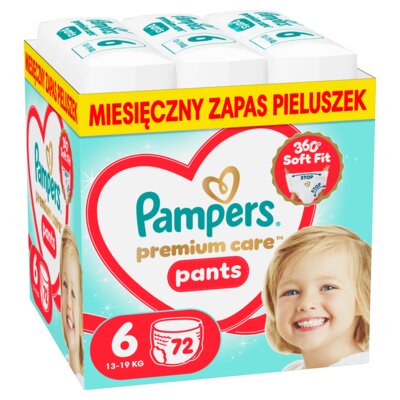 Pieluchomajtki PAMPERS Pants Premium Care 6 (72 szt.)