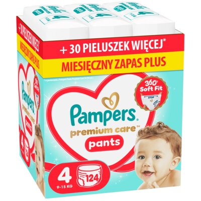Pieluchomajtki PAMPERS Pants Premium Care 4 (124 szt.)