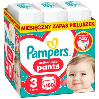 Pieluchomajtki PAMPERS Pants 3 (180 szt.)
