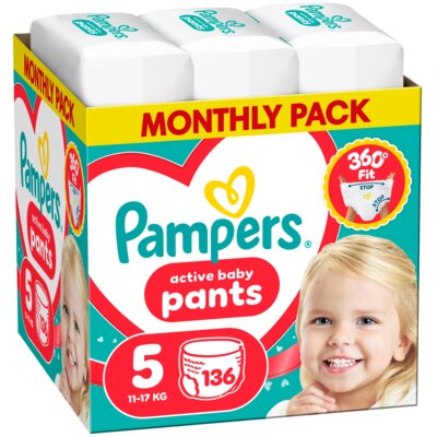 Pieluchomajtki PAMPERS Pants 5 (136 szt.)