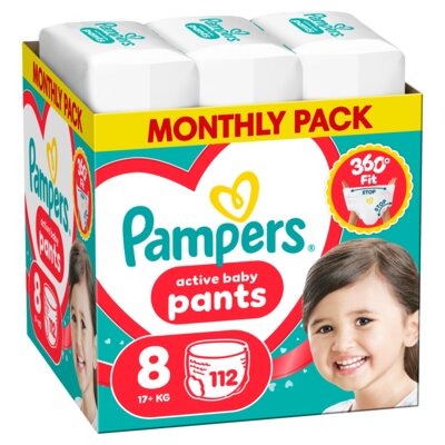 Pieluchomajtki PAMPERS Pants 8 (112 szt.)