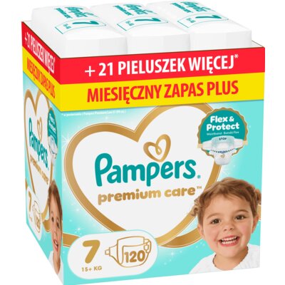 Pieluchy PAMPERS Premium Care 7 (120 szt.)