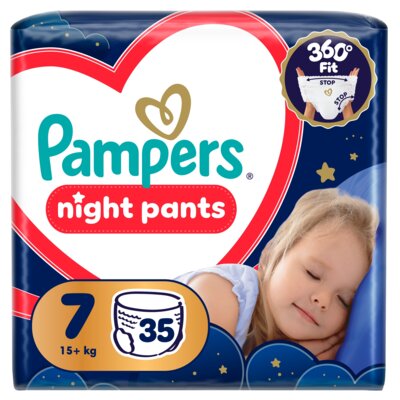 Pieluchomajtki PAMPERS Pants Night 7 (35 szt.)