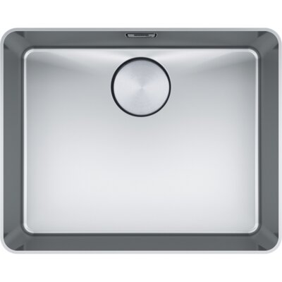 Zlewozmywak jednokomorowy FRANKE Mythos MYX 210-50 127.0624.561 Stal szczotkowana 41.2x51.2