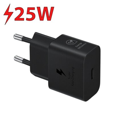 Ładowarka sieciowa SAMSUNG EP-T2510 25W + Kabel USB-C - USB-C Czarny