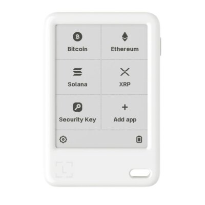 Portfel kryptowalut LEDGER Nano Gen5 Biały + Klucz odzyskiwania