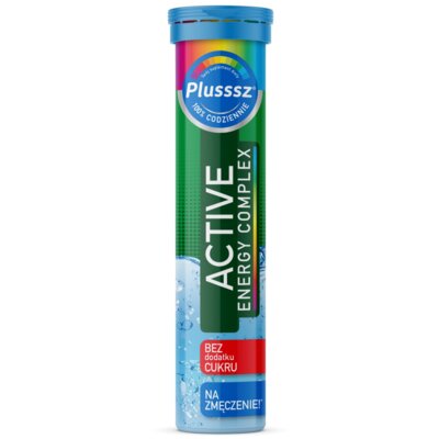 Kompleks witamin PLUSSSZ Active Energy Complex Owocowy (20 tabletek)