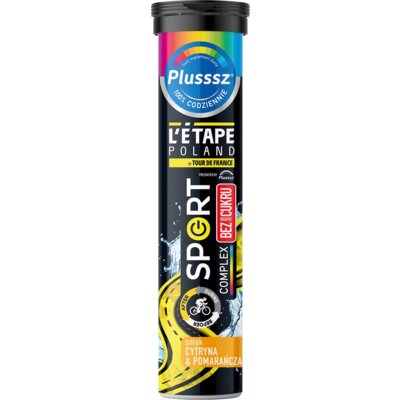 Kompleks witamin PLUSSSZ Sport L Etape Poland Cytryna-pomarańcza (20 tabletek)