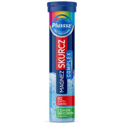 Magnez PLUSSSZ Skurcz Complex Pomarańcza-grejpfrut (20 tabletek)