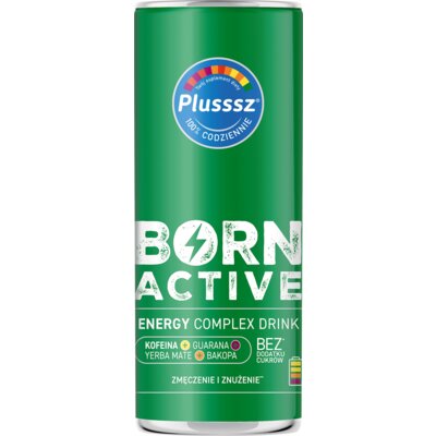 Napój dla sportowców PLUSSSZ Born Active Energy Complex Drink Wieloowocowy (250 ml)