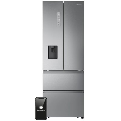 Lodówka HISENSE RF632N4WIE1 4D SkyLine No Frost 200cm Inox Wi-Fi ConnectLife Metal Tech Cooling
