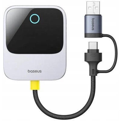Adapter BASEUS Safe Journey CarPlay Szary