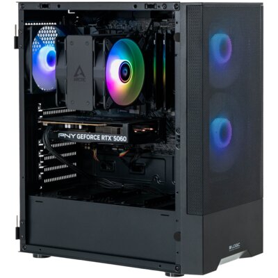 Komputer MAD DOG ARYA-A16DR16 R7-5700 16GB RAM 1TB SSD GeForce RTX5060 DLSS 4 Wi-Fi