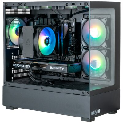 Komputer MAD DOG MD-A06WR32WP R5-7500F 32GB RAM 1TB SSD GeForce RTX5060Ti DLSS 4 Wi-Fi Windows 11 Professional