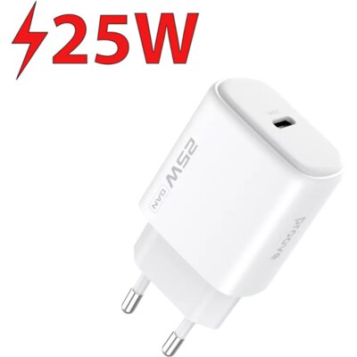 Ładowarka sieciowa PROOVE Silicone Power 2 25W GaN Biały