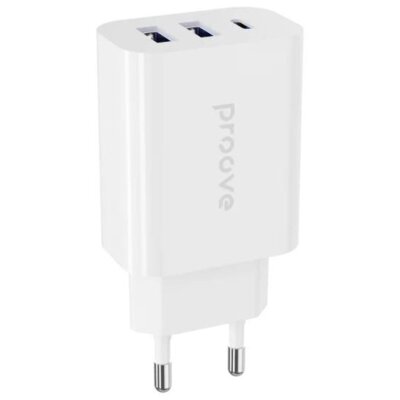 Ładowarka sieciowa PROOVE Rapid 30W Biały ładowarka do telefonu USB, USB-C
