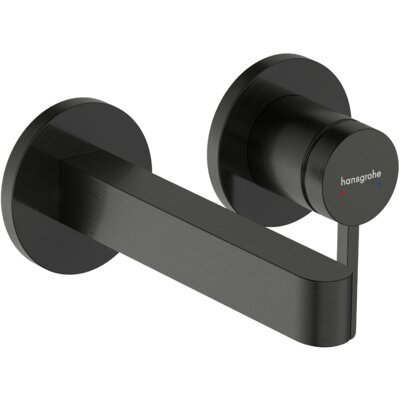 Bateria umywalkowa podtynkowa HANSGROHE Finoris 76051340 Czarny chrom szczotkowany