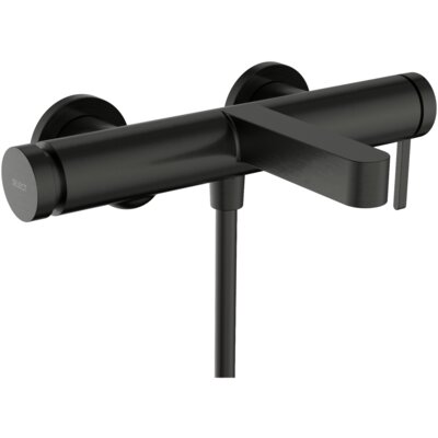 Bateria wannowa natynkowa HANSGROHE Finoris 76420340 Czarny chrom szczotkowany