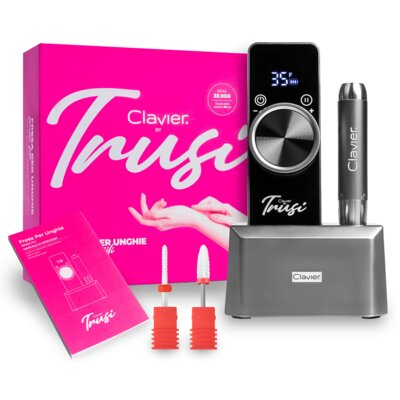 Frezarka do paznokci CLAVIER Trusi SR Szary