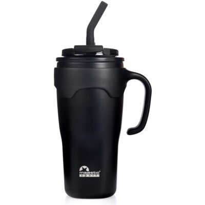 Kubek termiczny MAJESTIC SPORT Jelly Czarny 650 ml
