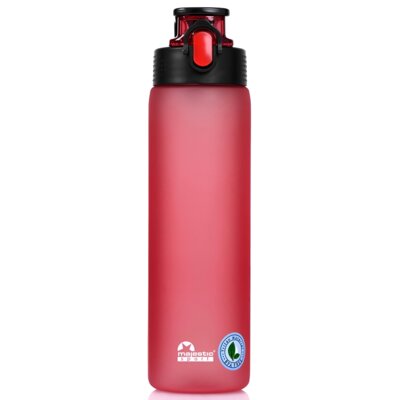 Butelka tritanowa MAJESTIC SPORT Okosei Mat Czerwony