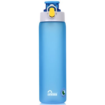 Butelka tritanowa MAJESTIC SPORT Okosei Mat Niebieski