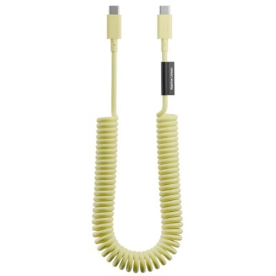 Kabel USB-C - USB-C NATIVE UNION Pop Cable 60W 2.4 m Cytrynowy