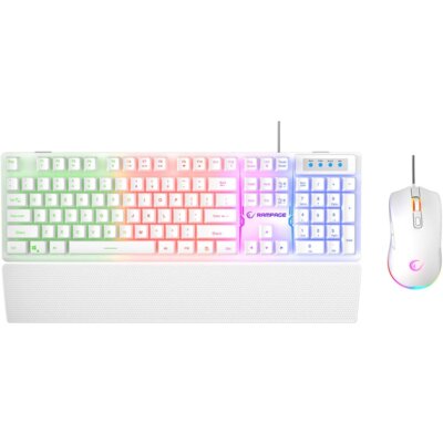 Zestaw RAMPAGE KM-RX7 Fortuna V2 Biały