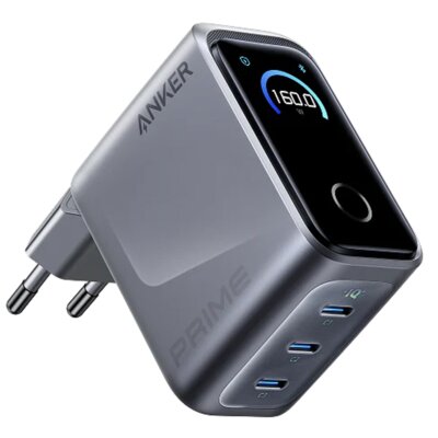 Ładowarka sieciowa ANKER Prime A2687341 160W Srebrny ładowarka do telefonu USB-C
