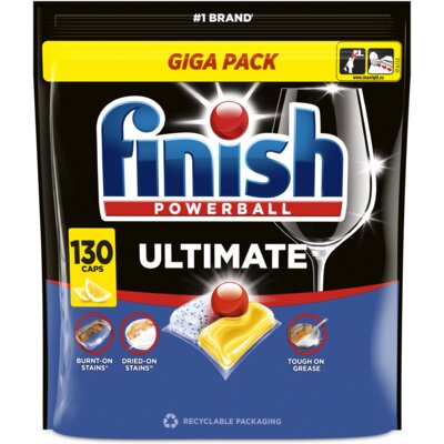 Kapsułki do zmywarki FINISH Ultimate Lemon - 130 szt.