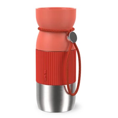 Kubek termiczny TEFAL BeYou Quick Press N2191510 Pomarańczowy 360 ml