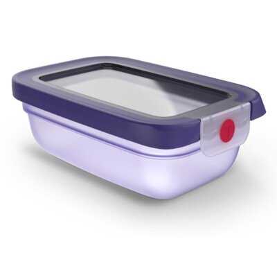 Pojemnik na żywność TEFAL OneClick N1210310 0.5 L Fioletowy