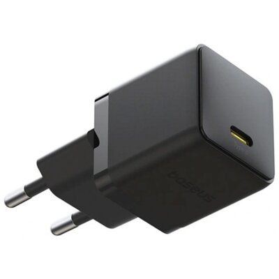 Ładowarka sieciowa BASEUS Palm P10111605113-01 30W PD 3.0 PPS Czarny ładowarka do telefonu USB-C + Kabel