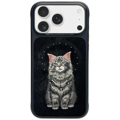 Etui NIMMY Lucky Fashion Cat MagSafe do Apple iPhone 17 Pro Czarny
