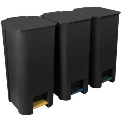Kosz na śmieci do segregacji PRACTIC Bini 10104377 3x40L