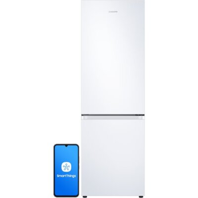 Lodówka SAMSUNG BESPOKE AI RB34C603CWW EF No Frost 185.3cm Biała
