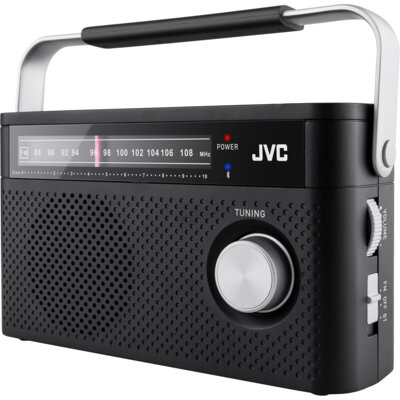Radio JVC RA-E315B Analogowe Przenośne Czarny