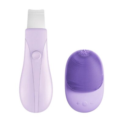 Urządzenie do peelingu kawitacyjnego INNOGIO Gioperfect GIO-731 + Szczoteczka soniczna do twarzy INNOGIO Gioperfect Brush GIO-715 Fioletowy