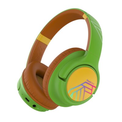 Słuchawki nauszne POWERLOCUS Bobo Kids Zielono-brązowe