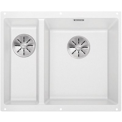 Zlewozmywak półtorakomorowy BLANCO Subline 340/160-U 523562 Biały 46 x 55.5