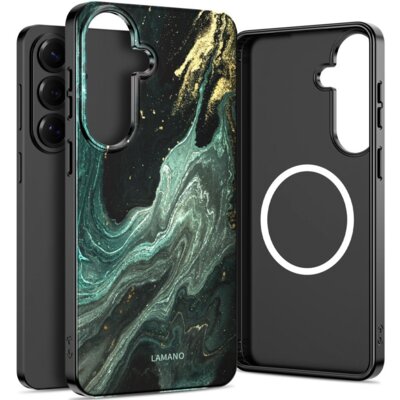 Etui TECH-PROTECT Lamano MagSafe do Samsung Galaxy A57 5G Verde Aura