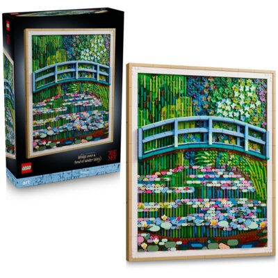 LEGO 31220 Art Claude Monet — Most nad stawem z liliami wodnymi
