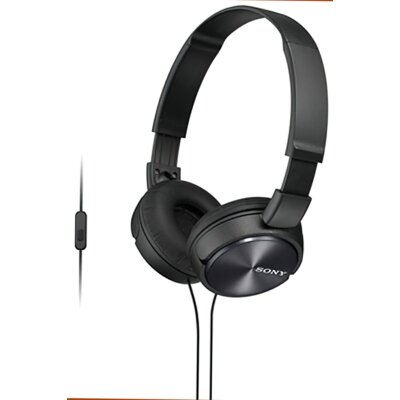 Słuchawki nauszne SONY MDRZX310APB z mikrofonem Czarny