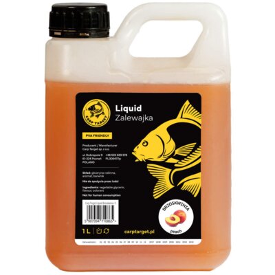 Liquid CARP TARGET Gęsty Booster Brzoskwinia (1 l)